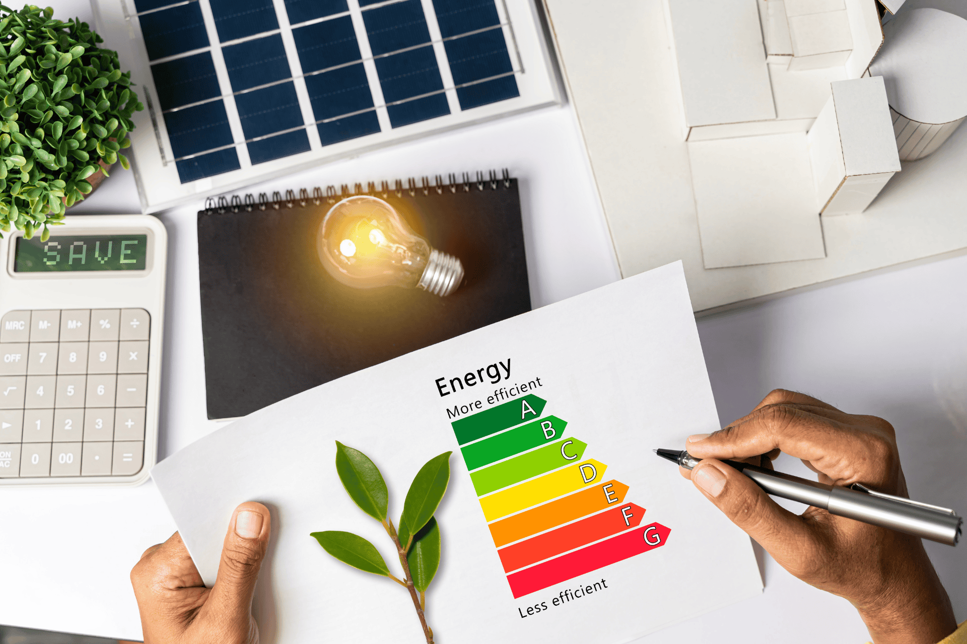 man-looking-at-energy-efficiency-graph